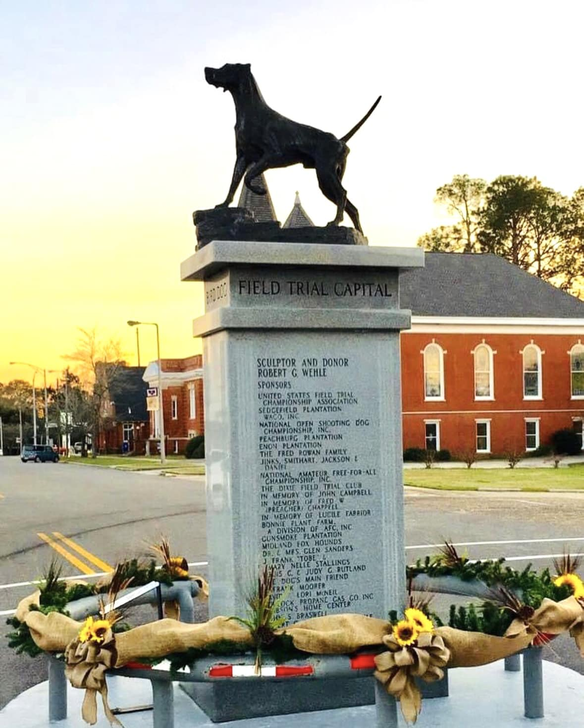The Bird Dog Statue in Union Springs, Alabama A symbol of Heritage and